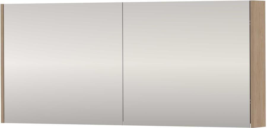 Proline SPK Xcellent Spiegelkast Dubbelzijdig 140x14x60 cm Ideal Oak