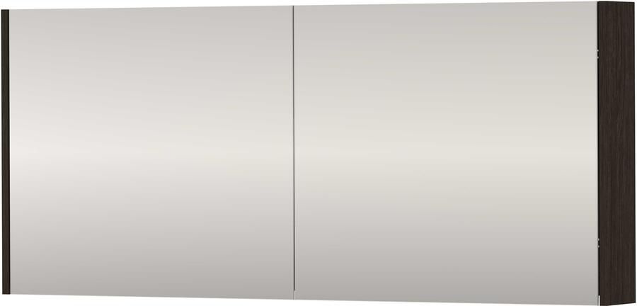 Proline SPK Xcellent Spiegelkast Dubbelzijdig 140x14x60 cm Mokka Oak