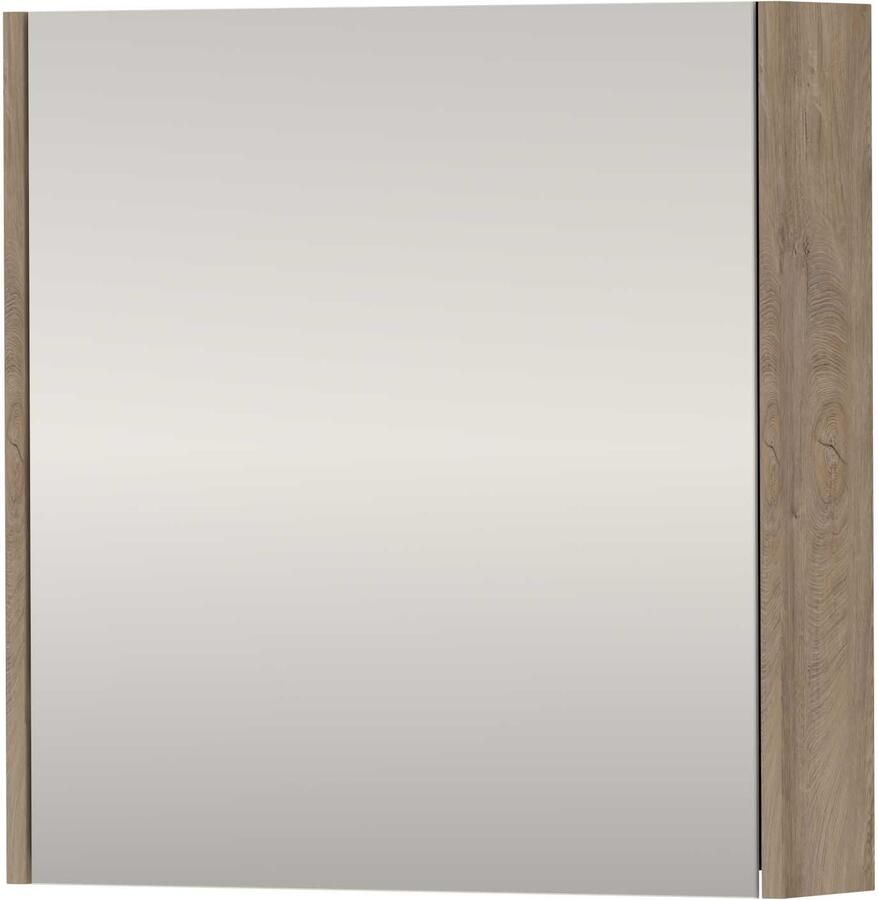 Proline SPK Xcellent Spiegelkast Dubbelzijdig 60x14x60 cm Raw Oak