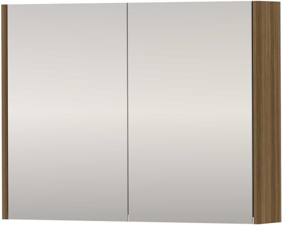 Proline SPK Xcellent Spiegelkast Dubbelzijdig 80x14x60 cm Caramel Walnut
