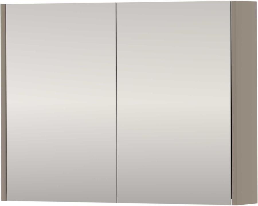 Proline SPK Xcellent Spiegelkast Dubbelzijdig 80x14x60 cm Clay Beige