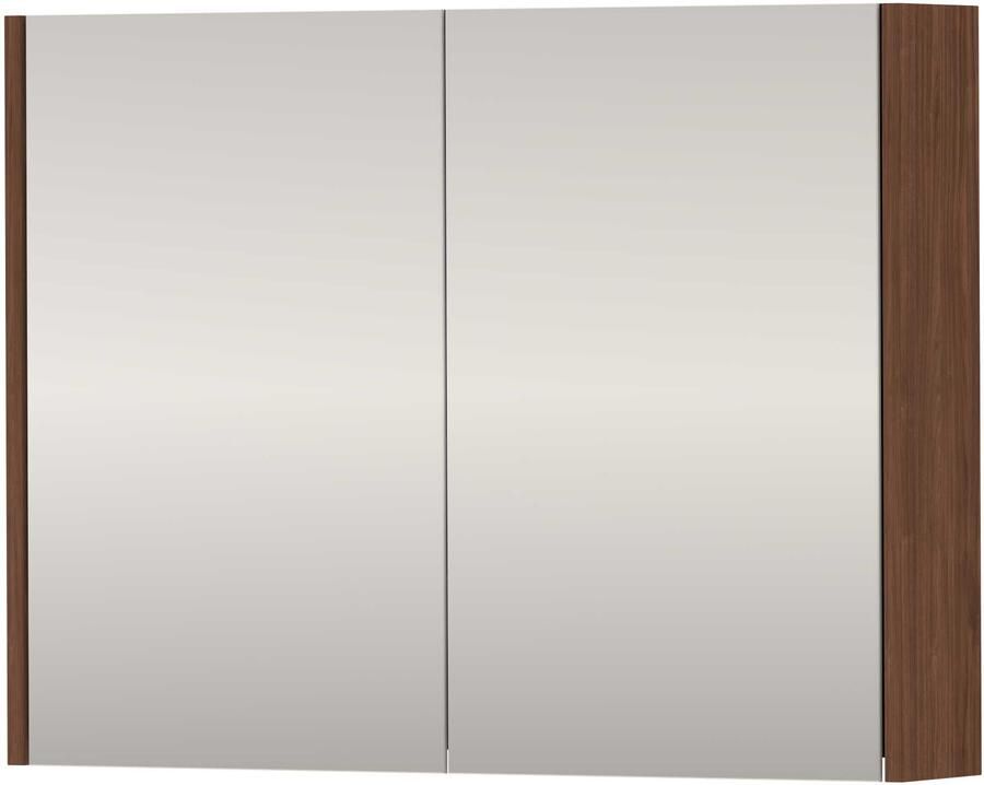 Proline SPK Xcellent Spiegelkast Dubbelzijdig 80x14x60 cm Indian Walnut