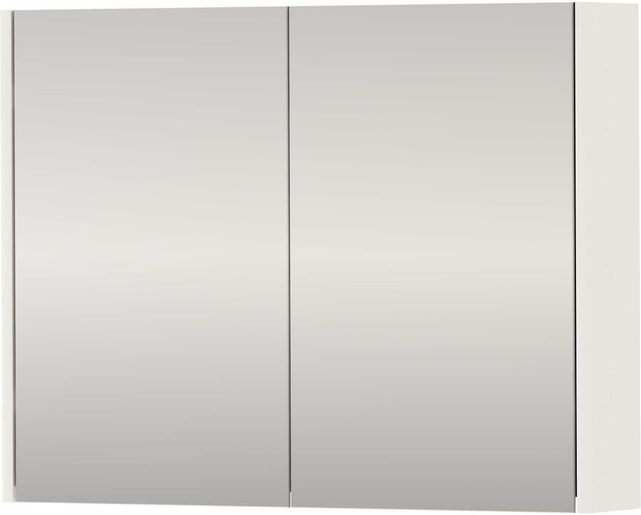 Proline SPK Xcellent Spiegelkast Dubbelzijdig 80x14x60 cm SPKX80GW Hoogglans Wit