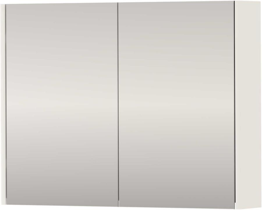 Proline SPK Xcellent Spiegelkast Dubbelzijdig 80x14x60 cm SPKX80HW Hoogglans Wit