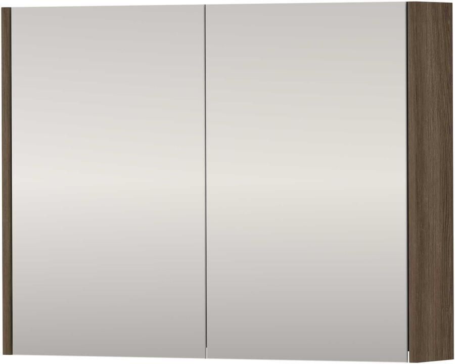 Proline SPK Xcellent Spiegelkast Dubbelzijdig 80x14x60 cm Vital Oak