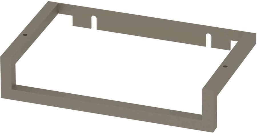 Proline Stalen Fonteinframe Met Handdoekhouder 30x18x6 cm Geborsteld RVS