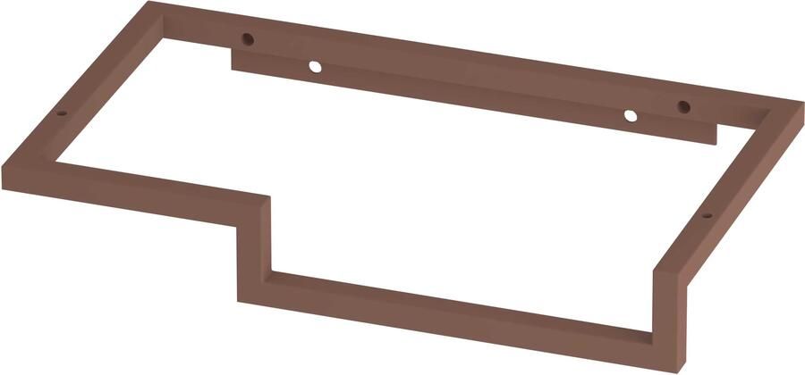 Proline Stalen Fonteinframe Met Handdoekhouder Rechts 40x23x6 cm Beauty Blush