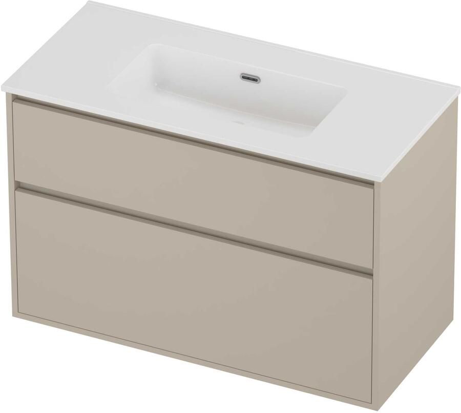 Proline Tribute Badmeubelset Porselein Elegant 100x46x67 cm Glans Wit Soft Linen