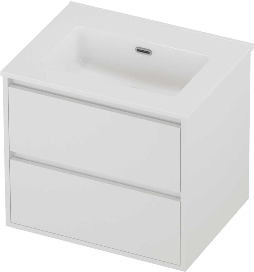 Proline Tribute Badmeubelset Porselein Elegant 60x46x54 cm Glans Wit Mat White
