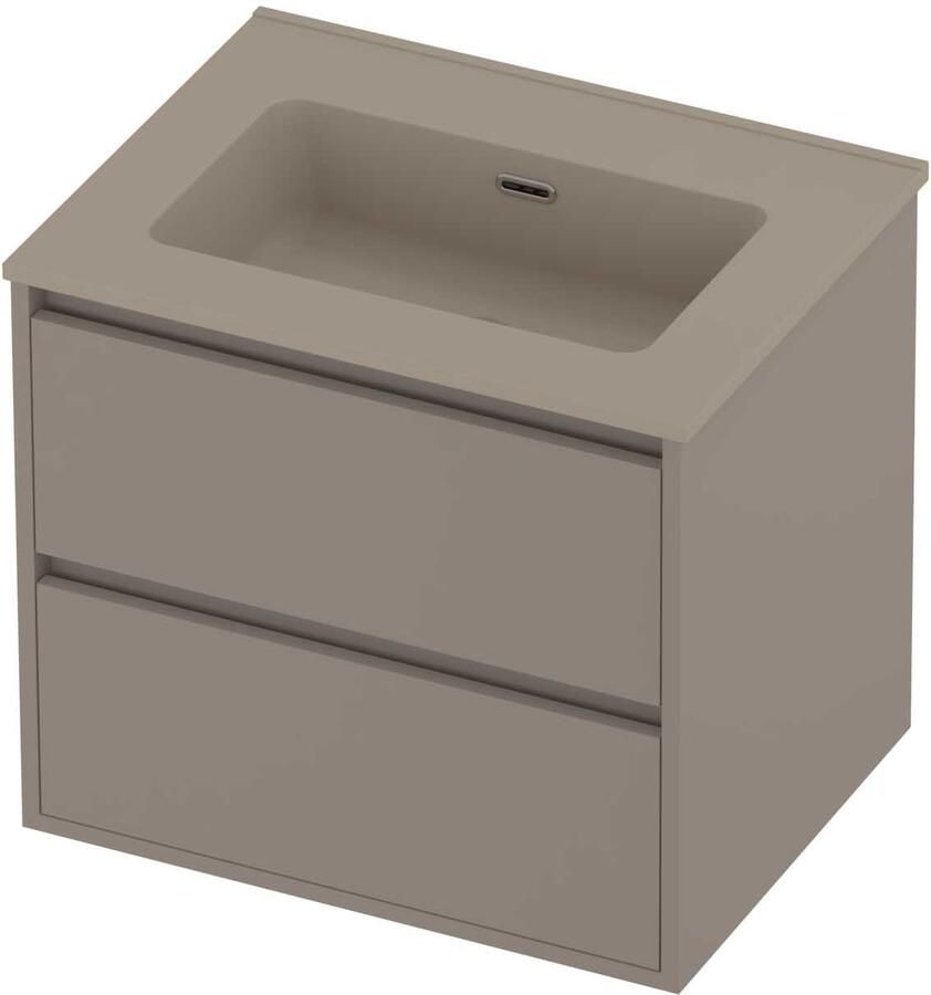 Proline Tribute Badmeubelset Porselein Elegant 60x46x54 cm Mat Crème Cotton Clay Beige
