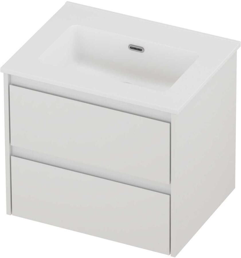 Proline Tribute Badmeubelset Porselein Elegant 60x46x54 cm Mat White Glans Wit