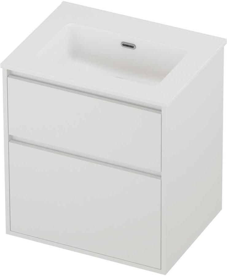 Proline Tribute Badmeubelset Porselein Elegant 60x46x67 cm Mat Wit Mat White
