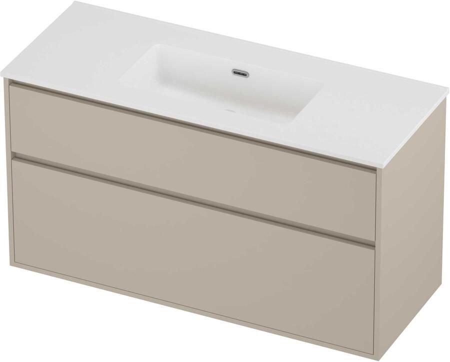 Proline Tribute Badmeubelset Porselein Elegant Enkel 120x46x67 cm Mat White Soft Linen