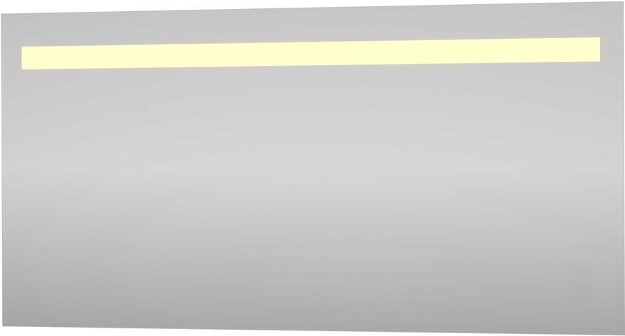 Proline Virello Spiegel Rechthoek Op Alu Frame Geïnt LED Dimbaar 140x3x70 cm Spiegel