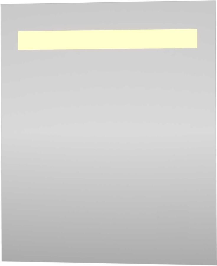 Proline Virello Spiegel Rechthoek Op Alu Frame Geïnt LED Dimbaar 60x3x70 cm Spiegel
