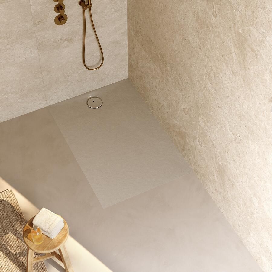 RIHO Douchebak NUVIA Purite 120x80x3 cm mat pebble grey