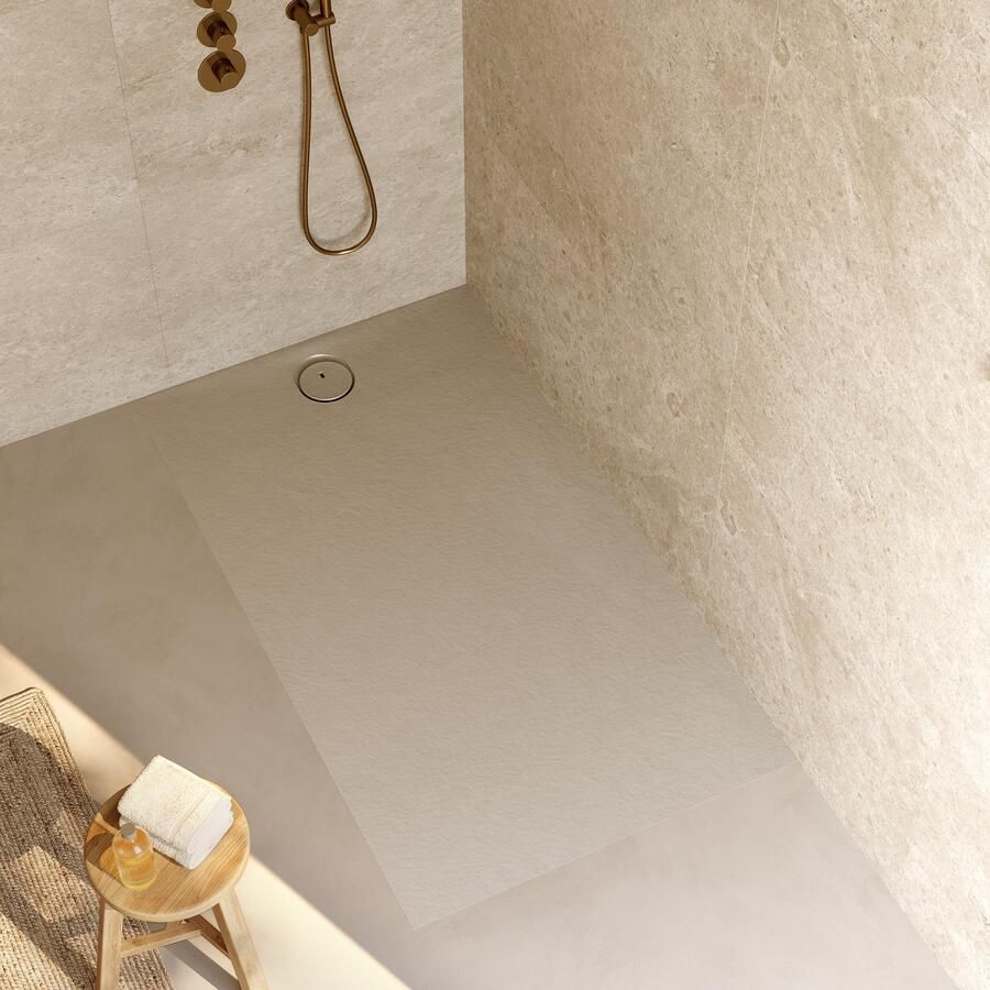 RIHO Douchebak NUVIA Purite 160x90x3 cm mat pebble grey
