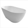 Riho Solid Surface vrijstaand bad met 2 ligzijdes 170x80cm mat wit solid surface - Thumbnail 1