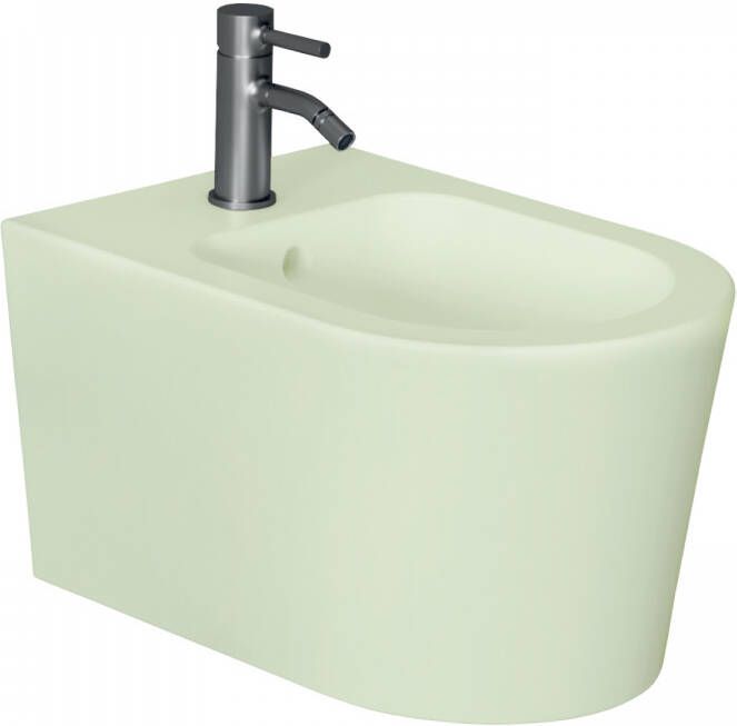 Salenzi Bidet Form Square Mat Mintgroen (exclusief kraan)