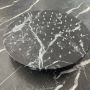 Salenzi Regendouchekop Marble 25 cm Black Marble - Thumbnail 1