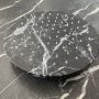 Salenzi Regendouchekop Marble 30 cm Black Marble - Thumbnail 1
