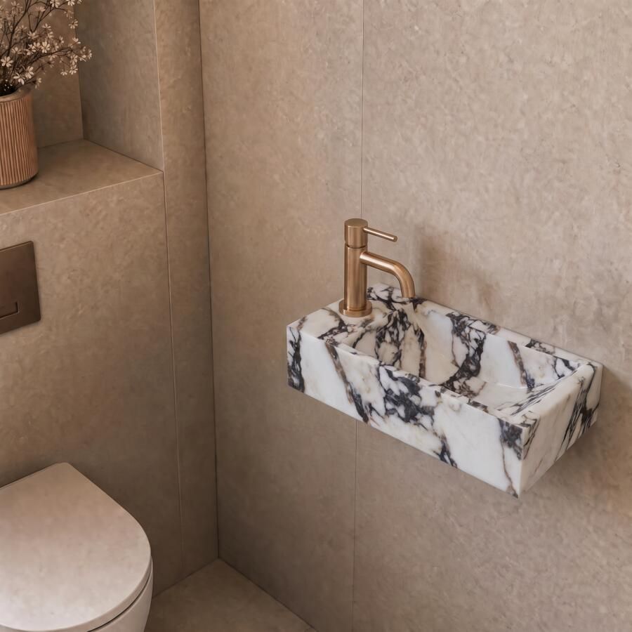 Boss & Wessing Douchebak BWS Naxos Stonelook SMC 120x80 Cm Mat Beige - Foto 2