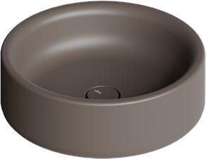 Salenzi Waskom Idilla 42 cm Rond Mat Bruin (incl. plug)