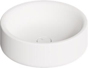 Salenzi Waskom Idilla 42 cm Rond Mat Wit (incl. plug)