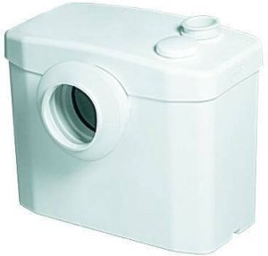 Sanibroyeur X2 faecalienvermaler voor WC opvoerhoogte 4m of horizontaal 50m wit 005010