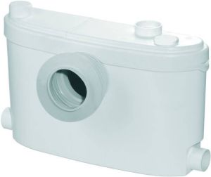 Sanibroyeur Sanislim fecalienvermaler voor WC wastafel fontein bidet en douche opvoerhoogte 2 5m horizontaal 50m 005044