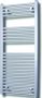 Sanicare Elektrische Design Radiator 111.8 x 60 cm 730 Watt thermostaat zwart linksonder zilver grijs HRLEZ 601118 Z - Thumbnail 1