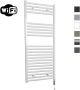 Sanicare Elektrische Radiator HWV Met Wifi 111 8x45 cm Wit 596W Met Thermostaat Wit Rechtsonder - Thumbnail 1