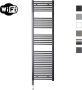 Sanicare Elektrische Radiator HWV Met Wifi 172x45 cm Gunmetal 920W Met Thermostaat Chroom Linksonder - Thumbnail 1