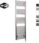 Sanicare Elektrische Radiator HWV Met Wifi 172x45 cm Inox Look 920W Met Thermostaat Chroom Linksonder - Thumbnail 1