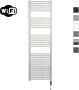 Sanicare Elektrische Radiator HWV Met Wifi 172x45 cm Wit 920W Met Thermostaat Chroom Rechtsonder - Thumbnail 1