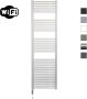 Sanicare Elektrische Radiator HWV Met Wifi 172x45 cm Wit 920W Met Thermostaat Wit Linksonder - Thumbnail 1