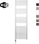 Sanicare Elektrische Radiator HWV Met Wifi 172x60 cm Wit 1127W Met Thermostaat Chroom Rechtsonder - Thumbnail 1