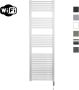 Sanicare Elektrische Radiator HWV Met Wifi 172x60 cm Wit 1127W Met Thermostaat Wit Rechtsonder - Thumbnail 1