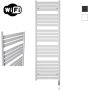 Sanicare HVW Moda electrische WifiRadiator 160x60cm mat wit met thermostaat wit rechtsonder HRDWW 601600 W - Thumbnail 1