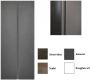 Sanicare Kolomkast Q7 2-Deurs Soft-Closing Greeploos 160x67x32 cm Schots-Eiken - Thumbnail 1