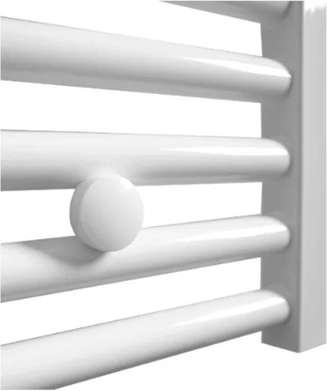 Sanicare electrische design radiator 111 8 x 60 cm. wit met WiFi thermostaat wit HRAWW601118 W