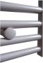 Sanicare electrische design radiator 111 8 x 60 cm. zilver grijs met WiFi thermostaat chroom HRAWC601118 Z - Thumbnail 1