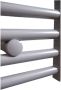 Sanicare electrische design radiator 111 8 x 60 cm. zilver grijs met WiFi thermostaat zwart HRAWZ601118 Z - Thumbnail 1
