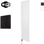 Sanicare Elektrische Design Radiator Denso 180x40cm Mat wit wifi thermostaat chroom (linksonder) HRLWC401800 W - Thumbnail 1