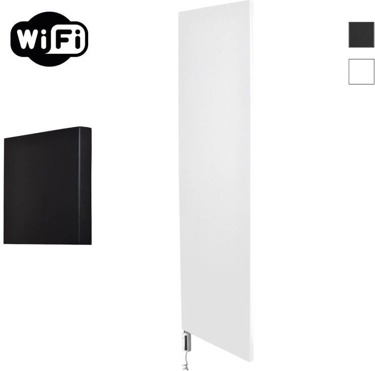 Sanicare Radiator Denso Met WiFi 180 x 40 cm Mat Wit Met Thermostaat Wit Linksonder