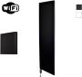 Sanicare Elektrische Design Radiator Denso 180x40cm Mat zwart wifi thermostaat zwart (linksonder) HRLWZ401800 A - Thumbnail 1