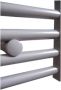 Sanicare electrische design radiator 111 8 x 45 cm. zilver-grijs met WiFi thermostaat chroom HRAWC451118 Z - Thumbnail 1
