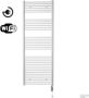 Sanicare electrische design radiator 172 x 45 cm. wit met WiFi thermostaat wit HRAWW451720 W - Thumbnail 1