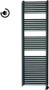 Sanicare electrische design radiator 172 x 60 cm. mat zwart met WiFi thermostaat chroom HRAWC601720 A - Thumbnail 1