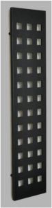 Sanicare Radiator Specials &apos;Square&apos; 948 Watt Inclusief Ophanging 40x180 cm Mat Zwart